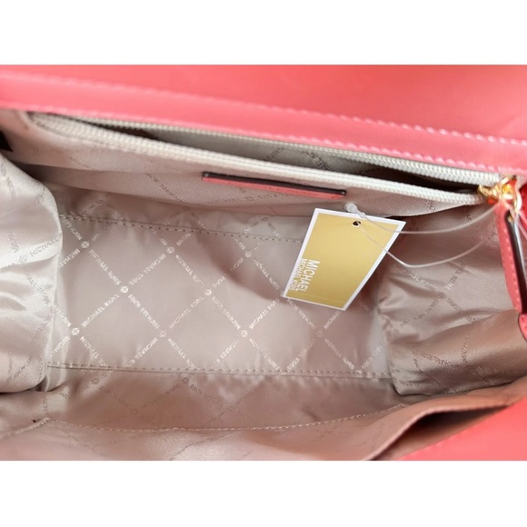 Michael Kors Pink Leather Satchel Crossbody - Picture 5 of 5